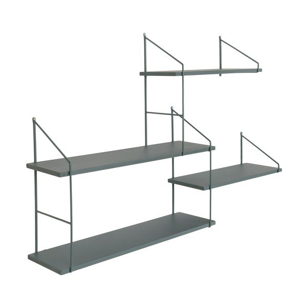 Etajeră gri-verzui din lemn de pin Harlem Hylde - House Nordic-image-1