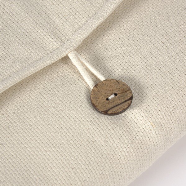 Saltea din bumbac organic pentru schimbat scutece Kave Home Jeila, alb-image-4