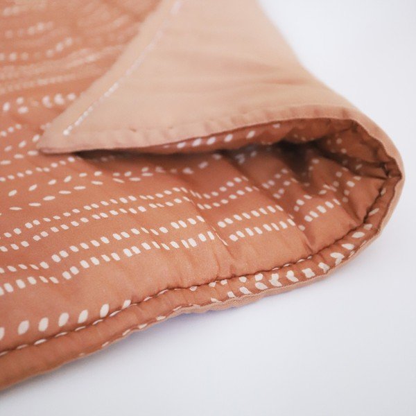 Saltea de joacă pentru copii portocalie Nepo Terracotta – Nattiot-image-4