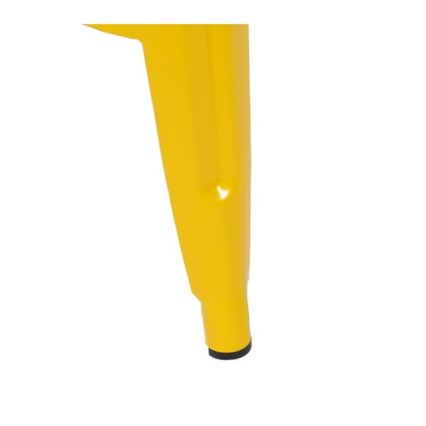 Set de scaune de bar galben 2 buc. din metal (înălțime șezut 61 cm) – Ixia-image-2