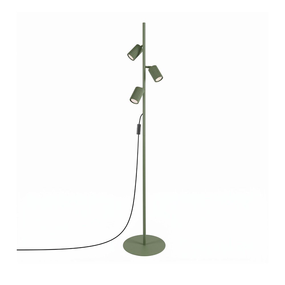 Lampadar verde cu structură flexibilă din aluminiu (înălțime 155 cm) Gleam – Sollux