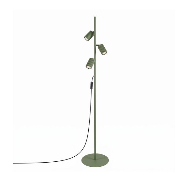 Lampadar verde cu structură flexibilă din aluminiu (înălțime 155 cm) Gleam – Sollux