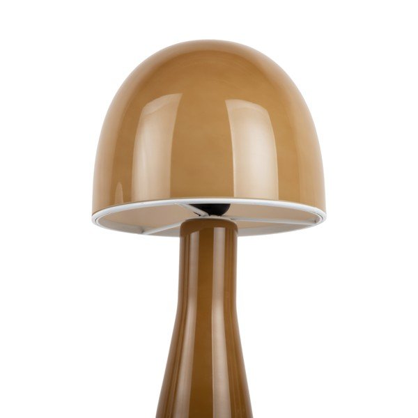 Veioză galben ocru cu abajur din sticlă (înălțime 45 cm) Bombin – Leitmotiv-image-2