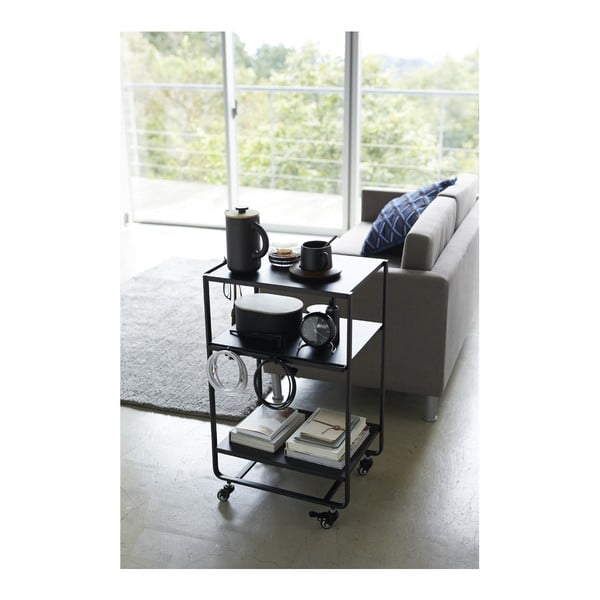 Măsuță de servire din metal 38x49.5 cm Tower – YAMAZAKI-image-4
