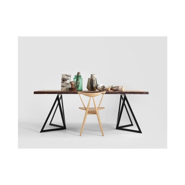 Masă cu blat din lemn de pin Custom Form Sherwood Dark, 240 x 100 cm-image-4