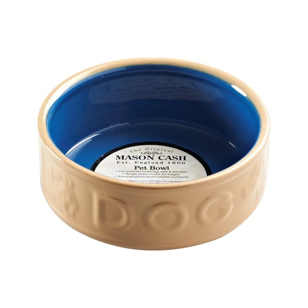 Bol din ceramică pentru câini Mason Cash Blue Cane, ø 15 cm-image-1