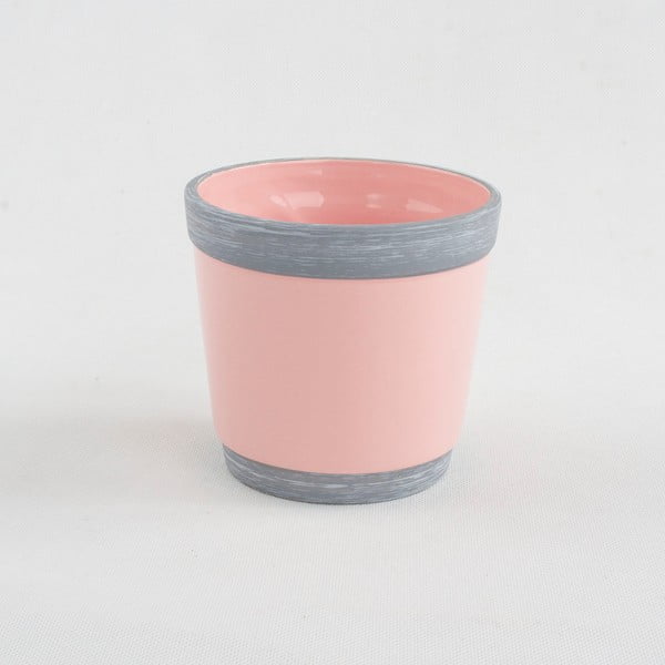 Ghiveci din ceramică Dakls, ø 13,5 cm, roz