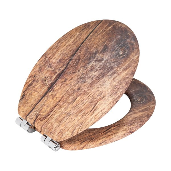 Capac WC 37 x 43 cm Easy-Close (cu închidere automată) Rustic – Wenko-image-1