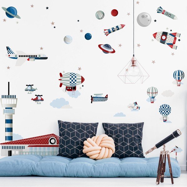 Set autocolante de perete Dekornik Life in the Sky-image-1