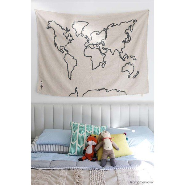 Hartă 160x120 cm de perete Canvas Map – Lorena Canals-image-2