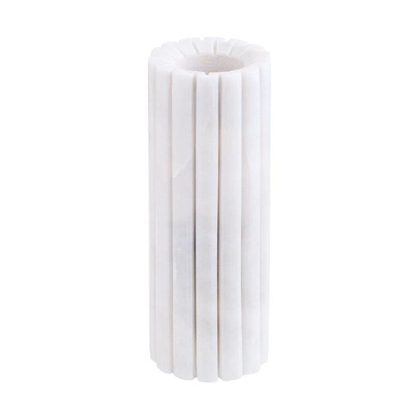 Vază albă din marmură (înălțime 20 cm) Savio – Premier Housewares