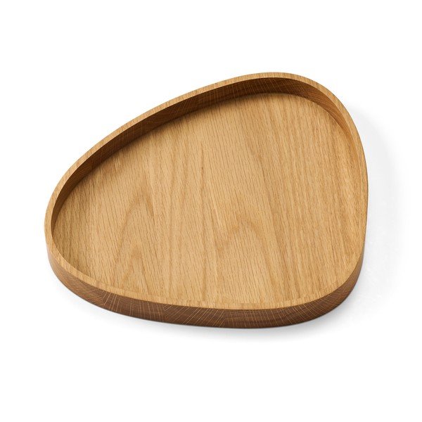 Cutie de depozitare în culoare naturală din lemn, decorativă 26x23x3 cm Curve L – LIND DNA-image-2