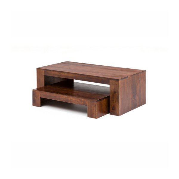 Set 2 mese TV din lemn de salcâm WOOX LIVING Jasper-image-2
