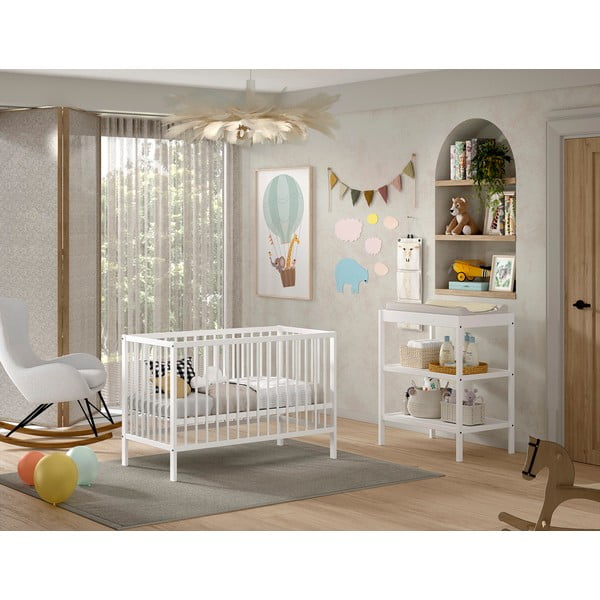 Set de mobilă pentru copii 2 buc. din lemn de fag Dino – Vipack-image-1