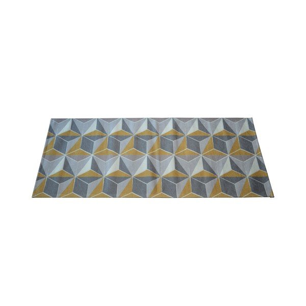 Traversă Floorita Dice Grey Ochre, 60 x 240 cm, gri - galben-image-1