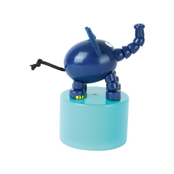 Elefant din lemn cu suport Legler Die Maus-image-1