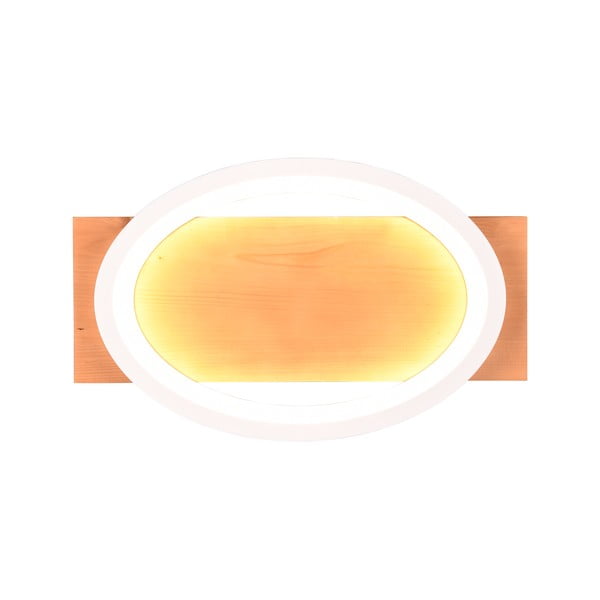 Aplică de perete albă/în culoare naturală LED cu intensitate reglabilă Barca – Trio-image-1