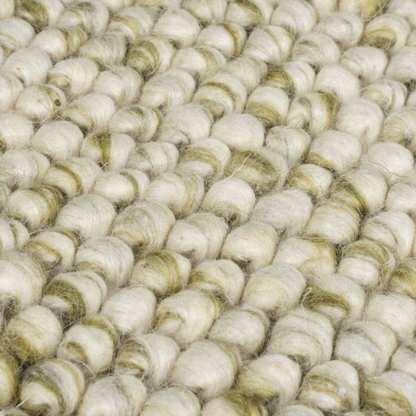 Covor kaki țesut manual din amestesc de lână 120x170 cm Minerals – Flair Rugs-image-4