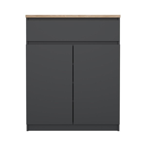 Comodă gri închis 80x100x40 cm Naia – Tvilum-image-3