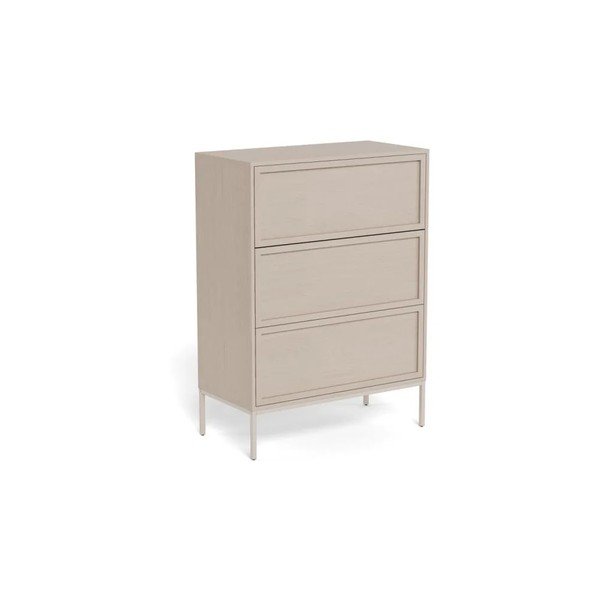 Comodă gri din melamină 80x110x40 cm Palmdale – Actona