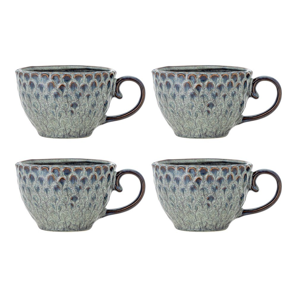 Cești gri 4 buc. din ceramică 365 ml Katrina – Bloomingville