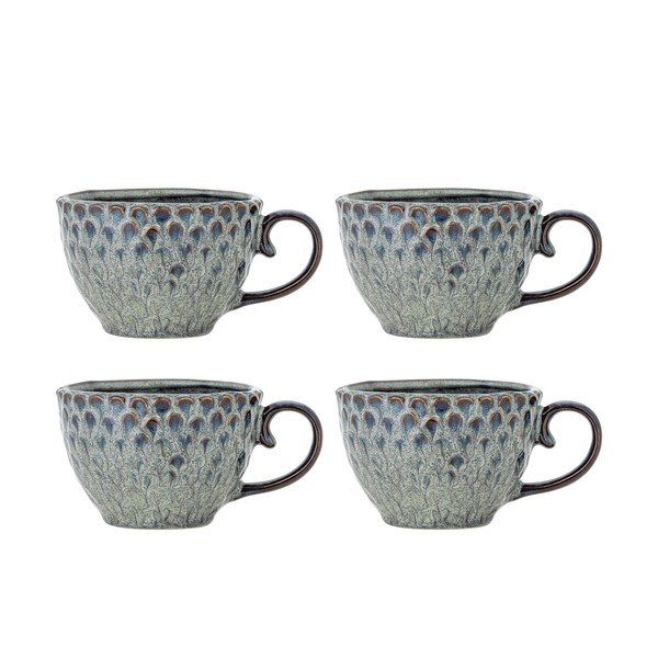 Cești gri 4 buc. din ceramică 365 ml Katrina – Bloomingville