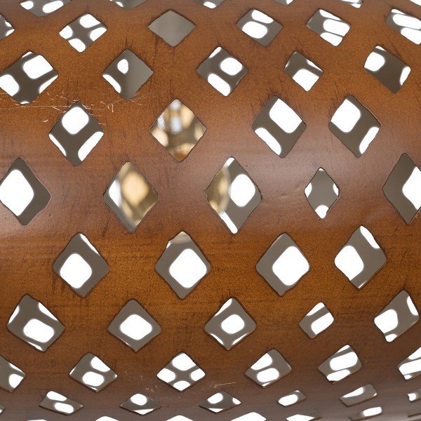 Lustră aurie cu abajur din metal ø 56 cm – Ixia-image-3