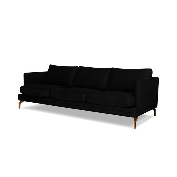 Canapea cu 3 locuri Windsor & Co. Sofas Jupiter, negru-image-2