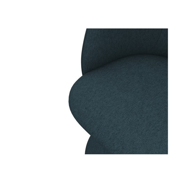 Scaun de sufragerie petrol tapițat Maia – Makamii-image-4