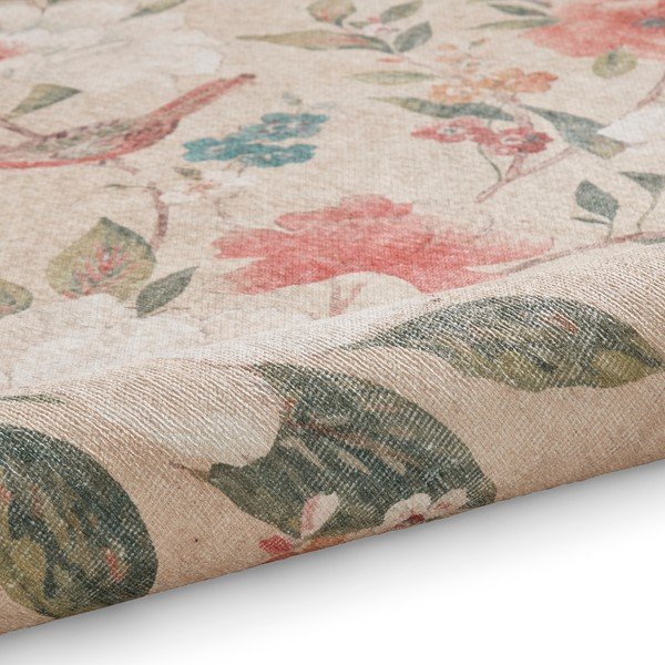 Covor bej lavabil 122x170 cm Pipa Floral – Catherine Lansfield-image-3