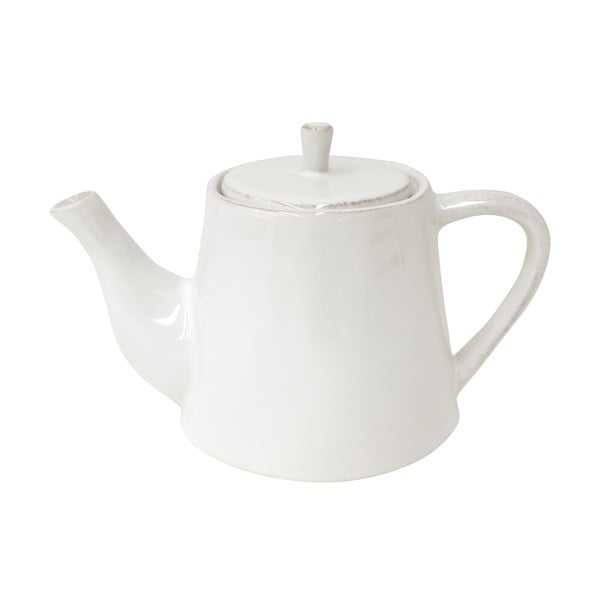 Ceainic din gresie ceramică Costa Nova Lisa 1000 ml, alb