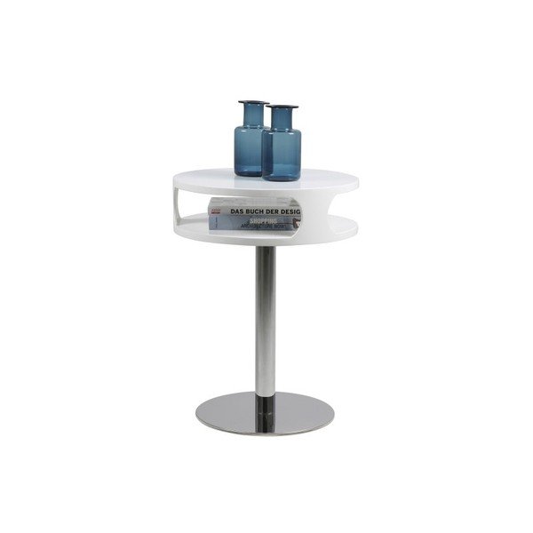 Masă de cafea Actona Caspian, înălțime 60 cm, alb-image-4