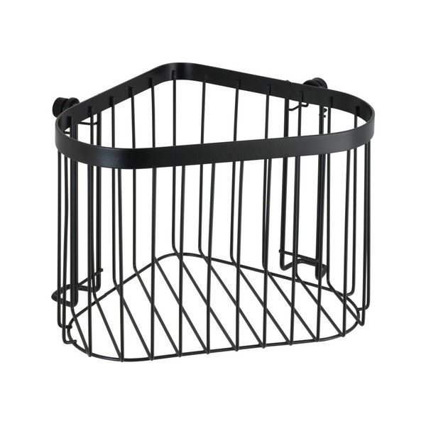 Coș pentru colț Wenko Classic Plus, negru-image-2