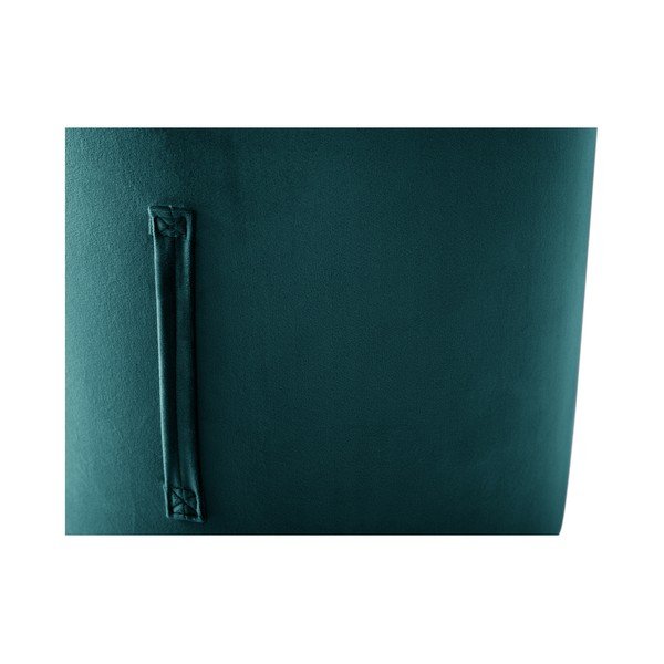 Taburet Mazzini Sofas Fiore, ⌀ 40 cm, albastru petrol-image-3