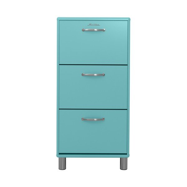 Pantofar turcoaz cu deschidere înclinată Malibu - Tenzo-image-1