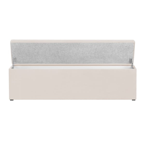 Bancă cu spațiu pentru depozitare Cosmopolitan Los Angeles, alb crem-image-4