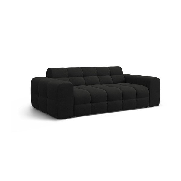 Canapea neagră 222 cm Kendal – Micadoni -image-3