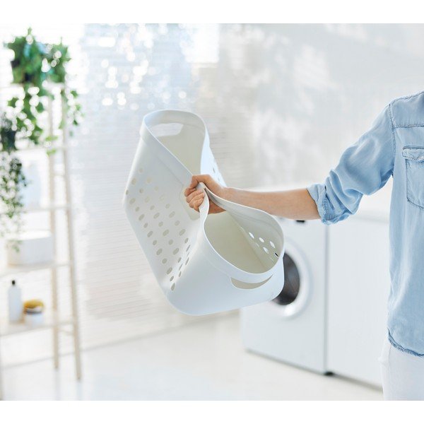 Coș de rufe din plastic 39 l Jona – Rotho-image-1