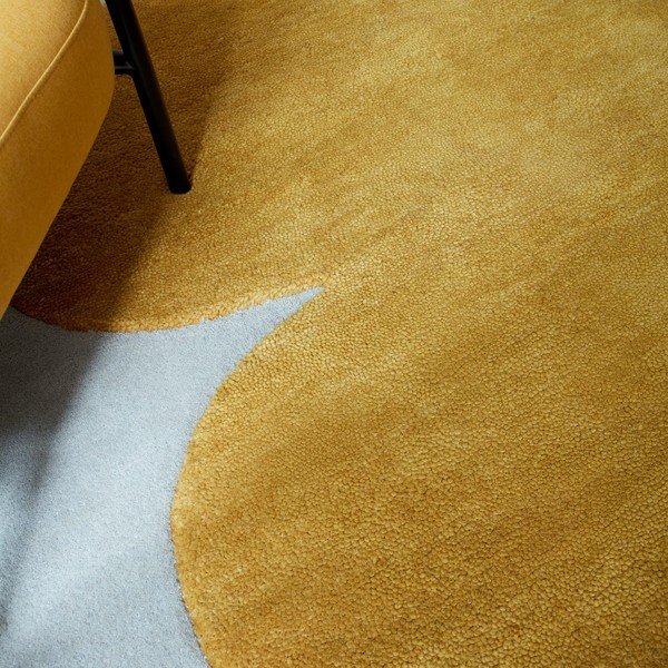 Covor galben ocru handmade din lână 120x170 cm Canvas – Asiatic Carpets-image-2