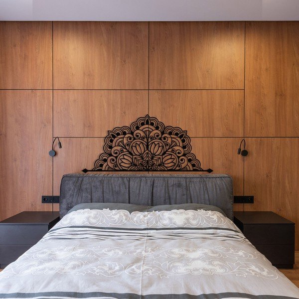 Decorațiune de perete din metal 160x70 cm Mandala – Wallity-image-1