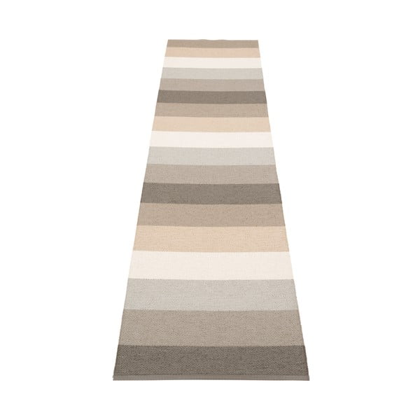 Covor tip traversă pentru interior și exterior gri/bej 70x300 cm Molly Clay – Pappelina