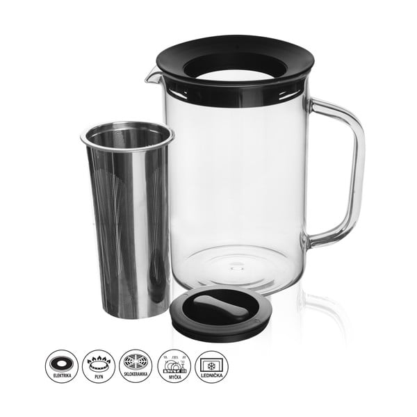 Ceainic din sticlă 1,6 l Rachel – Orion-image-3