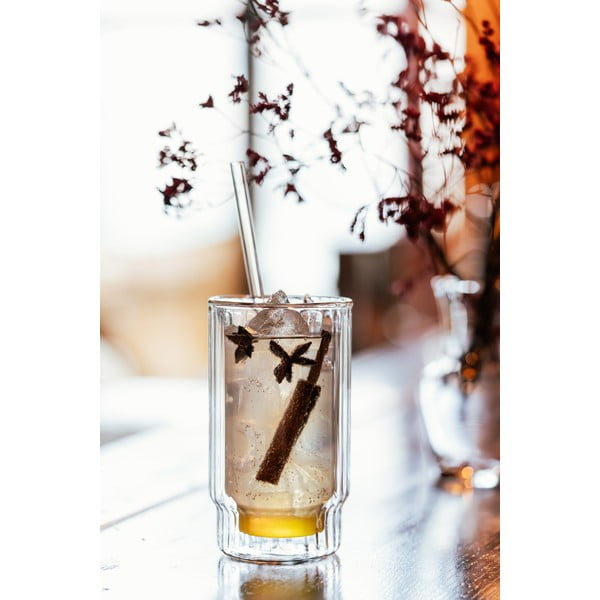 Set 2 pahare cu pereți dubli Vialli Design, 300 ml-image-4