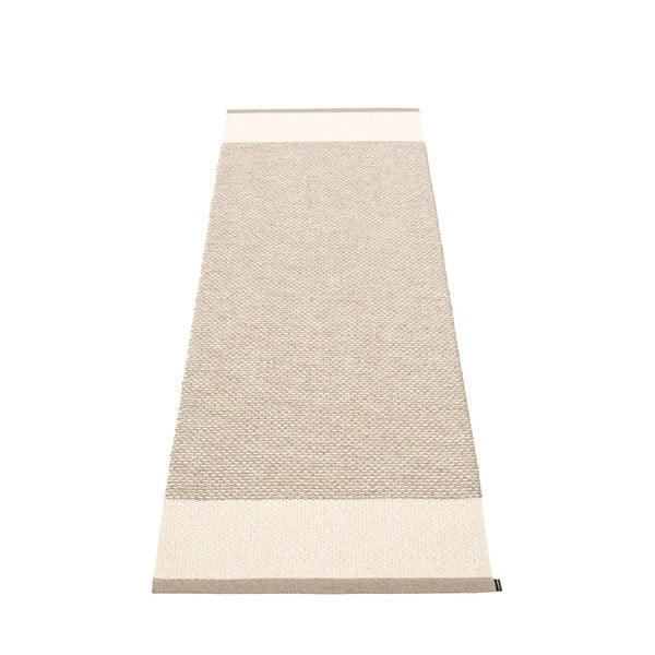 Covor tip traversă pentru interior și exterior bej 85x260 cm Edit Mud Vanilla – Pappelina