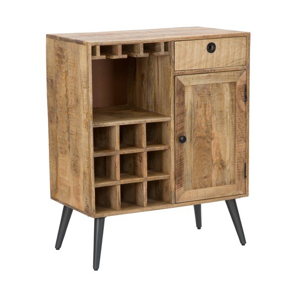 Dulap din lemn de mango Mauro Ferretti Belgrado Cellar, lățime 75 cm-image-2