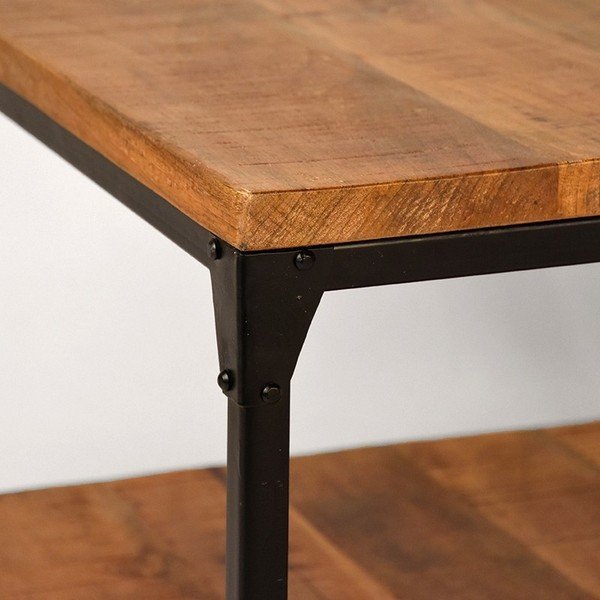 Măsuță cu blat din lemn de mango LABEL51 Sturdy, lățime 60 cm-image-4