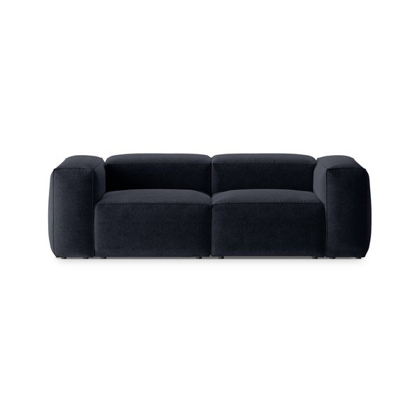 Canapea albastru-închis 224 cm Bergamo – Cosmopolitan Design