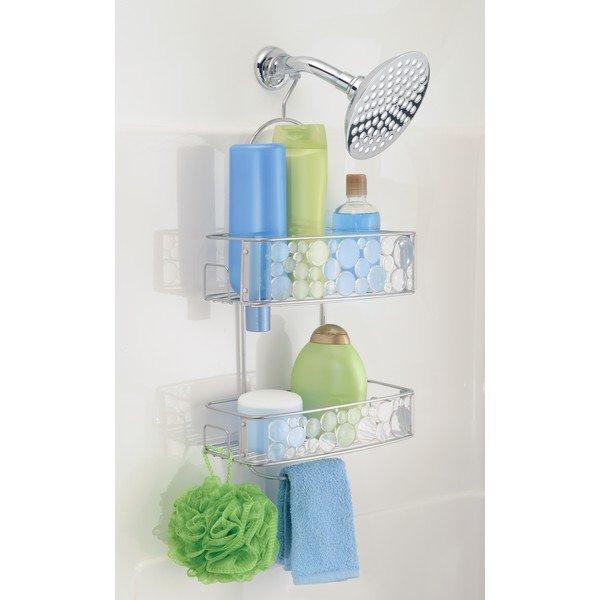 Suport suspendat pentru baie iDesign Bubbli, 28 x 55 cm-image-1