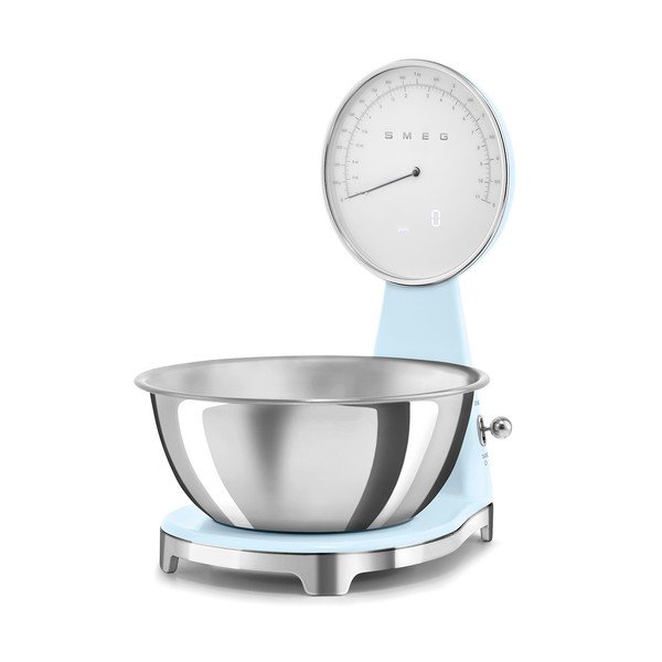 Cântar de bucătărie albastru deschis din plastic digital – SMEG-image-4