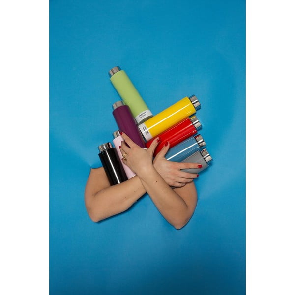 Sticlă galbenă de călătorie din tritan 500 ml Yellow 012 – Pantone-image-2